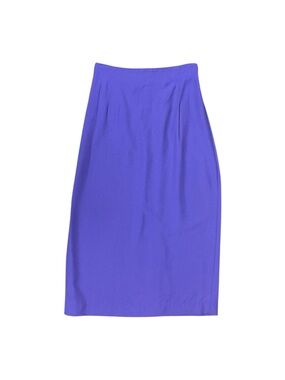 Joseph Ribkoff Vintage Purple Midi Skirt Elastic Waist Women’s US 8